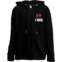 Дитяче худі на блискавці I love Rock
