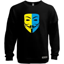 Світшот без начосу Anonymous (Анонімус) UA