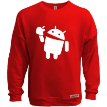 Світшот без начосу Apple VS Android.
