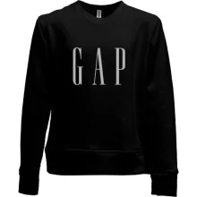 Детский свитшот без начеса с логотипом GAP