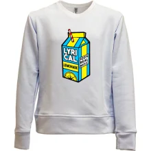 Детский свитшот без начеса Lyrical Lemonade