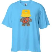 Футболка Oversize с патриотичным ведмеженком