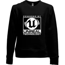 Детский свитшот без начеса Unreal technology powered by