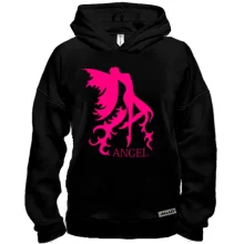 Худи BASE с розовым ангелом ANGEL