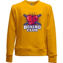 Детский свитшот без начеса boxing club 2