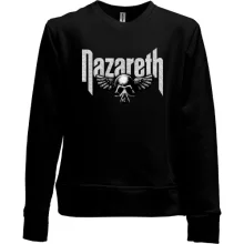 Детский свитшот без начеса Nazareth (с серым черепом)