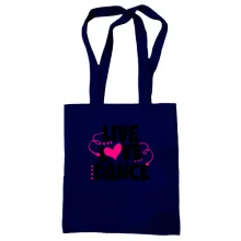 Сумка шоппер Live love dance