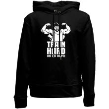 Дитяче худі без начосу Train hard or go home
