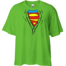 Футболка Oversize с секретом - Superman