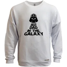 Свитшот без начеса Best Dad in the Galaxy