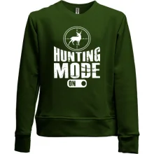Детский свитшот без начеса Hunting mode on