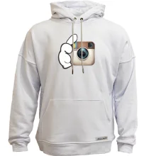 Худи без начеса Instagram (инстаграм)