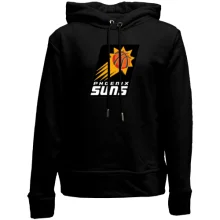 Детское худи без начеса с летящим мячом и надписью Phoenix Suns