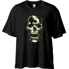 Футболка Oversize з черепом 