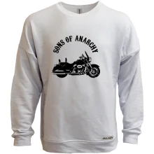 Світшот без начосу Sons of Anarchy з мотоциклом