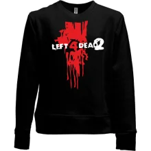 Детский свитшот без начеса Left 4 Dead 2 (кровь из шеи)