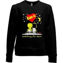 Детский свитшот без начеса Love is ... (3)