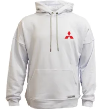 Худи без начеса с лого Mitsubishi (mini)
