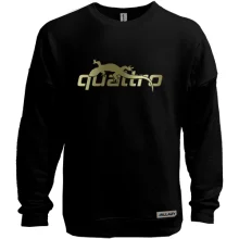 Світшот без начосу з ящіркою на написі Quattro