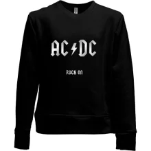 Детский свитшот без начеса AC/DC Rock on