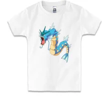 Детская футболка с покемоном Гярадос (Gyarados)