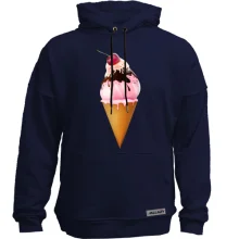 Худи без начеса Ice cream with cherries