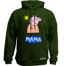 Худи без начеса Мама Свинка (свинка Пеппа)