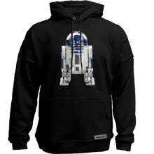 Худі без начосу з малюнком робота R2 D2
