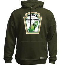 Худи без начеса Rickz Genius Pickles