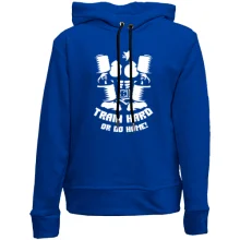 Дитяче худі без начосу Train hard or go home (2)