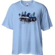 Футболка Oversize с автомобилем 