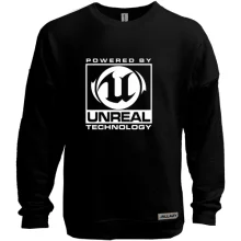 Свитшот без начеса Unreal technology powered by