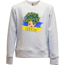 Детский свитшот без начеса Beauty Ukraine