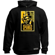 Худи без начеса с постером Playerunknown’s Battlegrounds (PUBG)