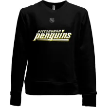 Дитячий світшот без начосу Pittsburgh Penguins з великим написом і логотипом NHL
