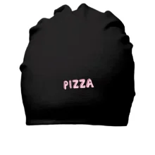 Бавовняна шапка з написом "Pizza"
