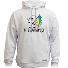 Худи без начеса Енот - Украинец