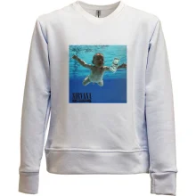 Детский свитшот без начеса Nirvana Nevermind (2)