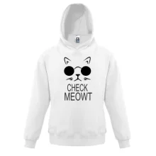 Детская толстовка check meowt