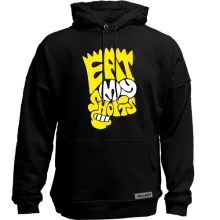 Худи без начеса Eat my shirts в виде Симпсона