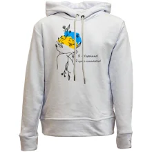 Детское худи без начеса Я украинка! Я этим горжусь!