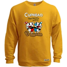 Свитшот без начеса Cuphead