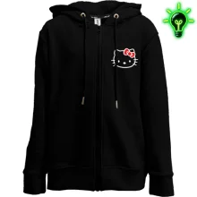 Детское худи на молнии Kitty