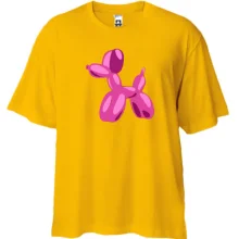 Футболка Oversize с шариком собачкой Barbie