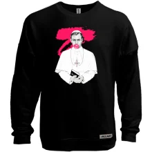 Свитшот без начеса с артом к сериалу Молодой Папа (Young Pope) 2