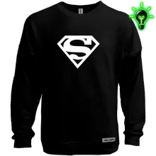 Свитшот без начеса Superman (glow)
