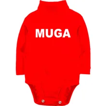 Детское боди с длинным рукавом MUGA (Make ukraine Great Again)
