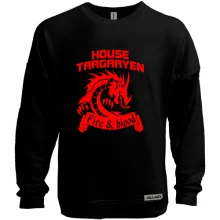 Свитшот без начеса Targaryen - Fire and Bllod