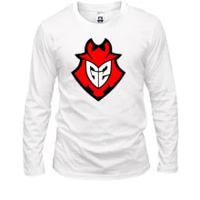 Чоловічий лонгслів G2 eSports (червоний лого)