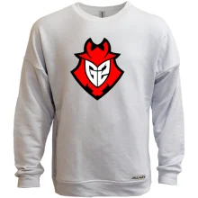 Свитшот без начеса G2 eSports (красный лого)